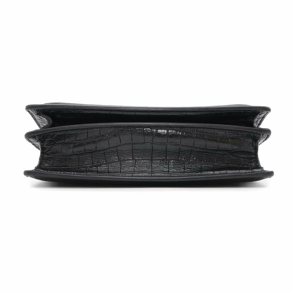 サンローランパリ チェーンショルダーバッグ サンセット ミディアム 442906 SAINT LAURENT PARIS YSL 黒 2way 斜め掛け