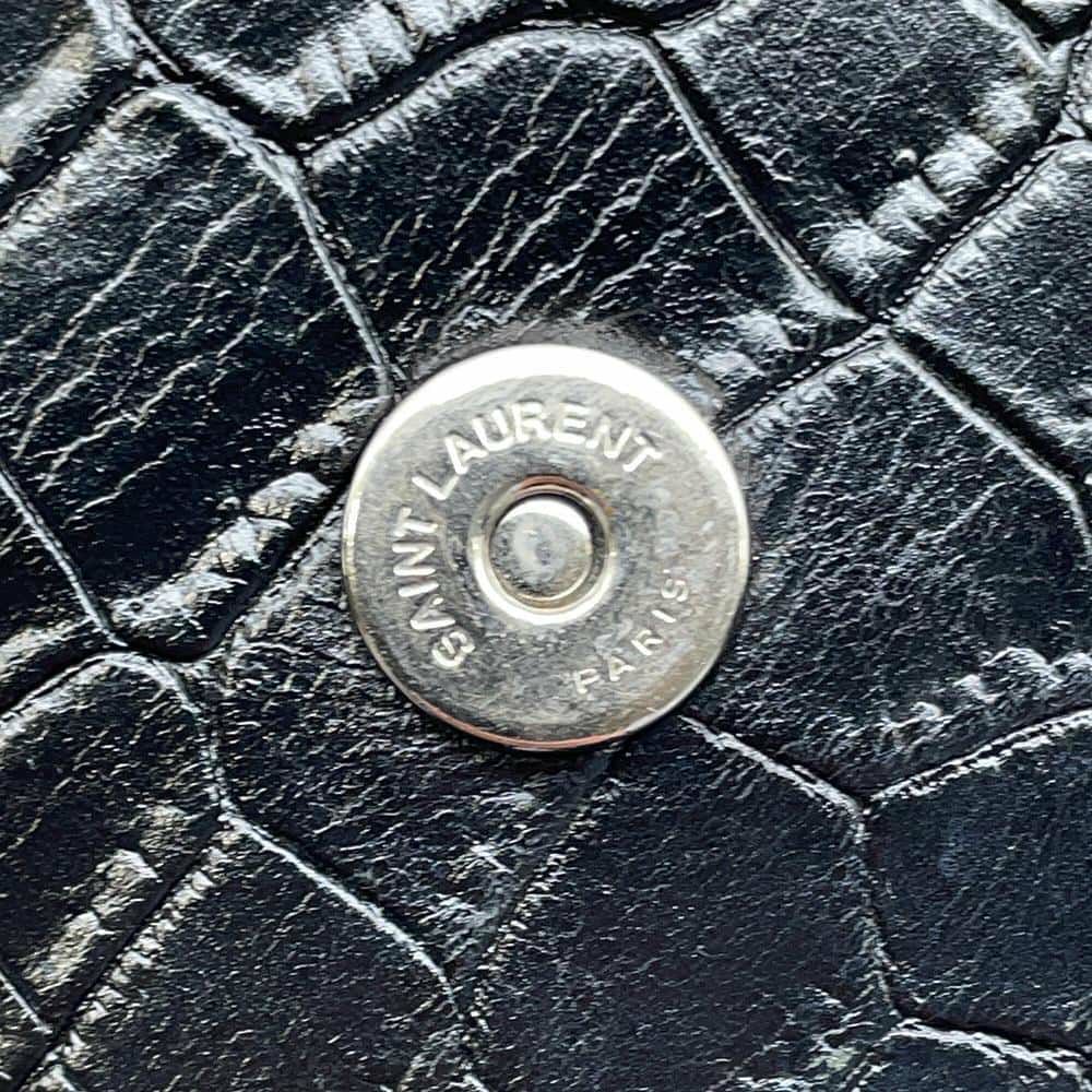 サンローランパリ チェーンショルダーバッグ サンセット ミディアム 442906 SAINT LAURENT PARIS YSL 黒 2way 斜め掛け