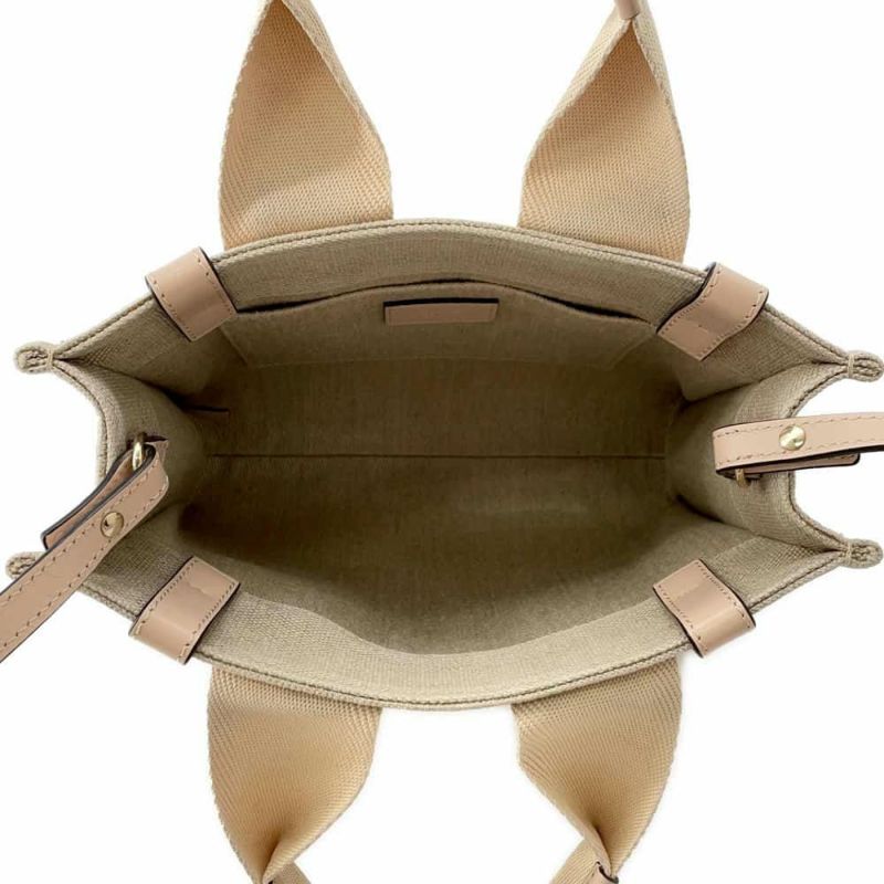 クロエ ハンドバッグ ウッディ トート スモール キャンバス CHC22AS397I266J5 Chloe 2wayショルダーバッグ