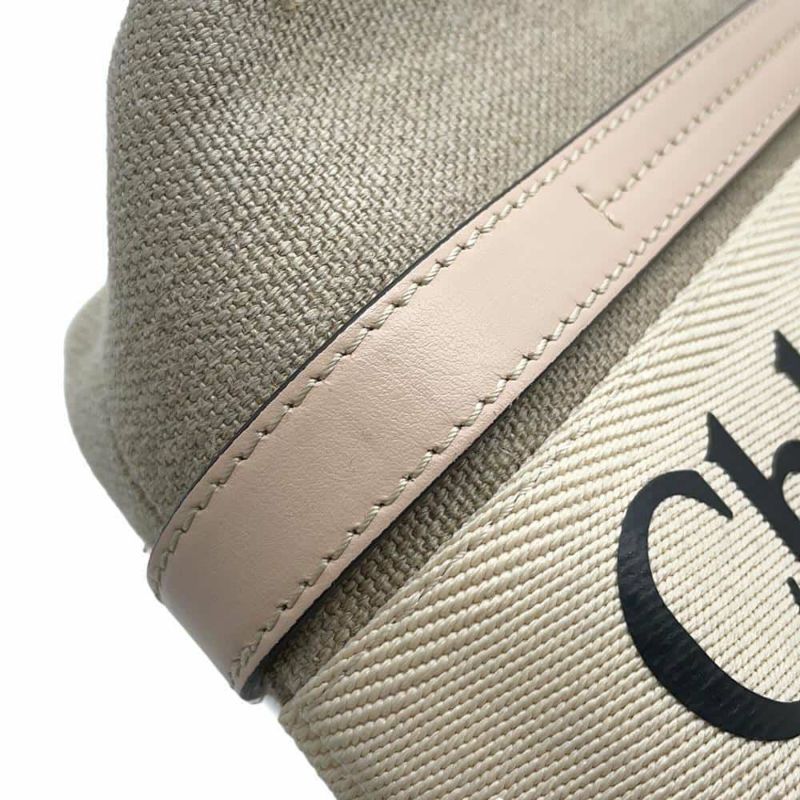 クロエ ハンドバッグ ウッディ トート スモール キャンバス CHC22AS397I266J5 Chloe 2wayショルダーバッグ