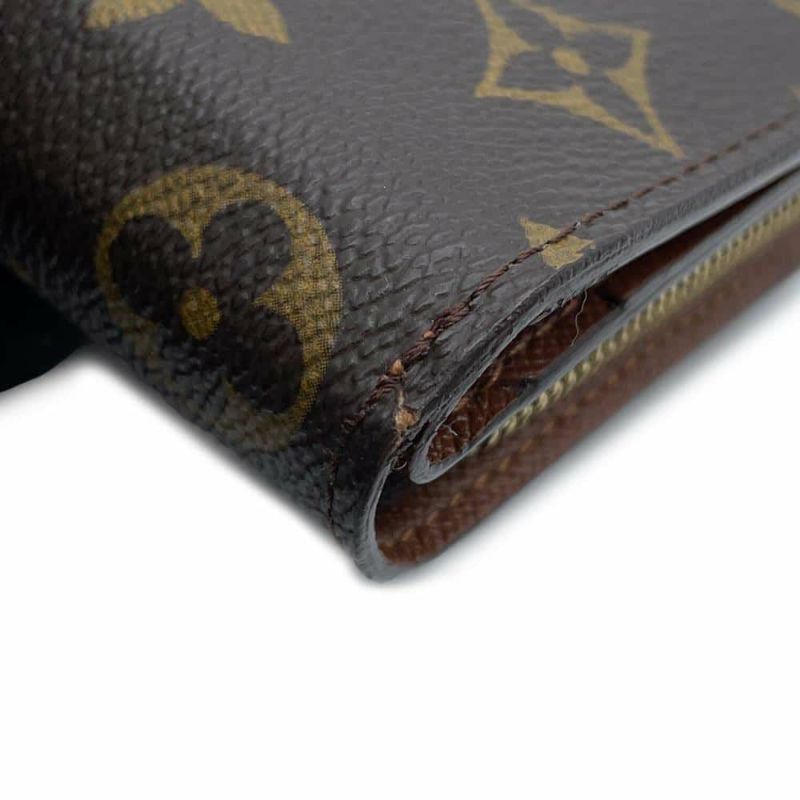 ルイヴィトン 二つ折り財布 モノグラム コンパクトジップ 旧型 M61667 LOUIS VUITTON ヴィトン 二つ折り財布