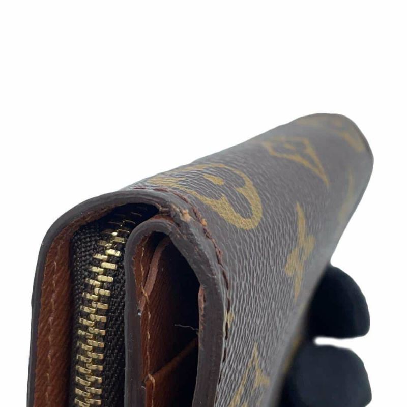 ルイヴィトン 二つ折り財布 モノグラム コンパクトジップ 旧型 M61667 LOUIS VUITTON ヴィトン 二つ折り財布