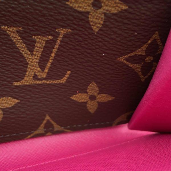 ルイヴィトン 長財布 モノグラム ポルトフォイユ・クレマンス M64201 LOUIS VUITTON ヴィトン 財布 フラワーチャーム付き