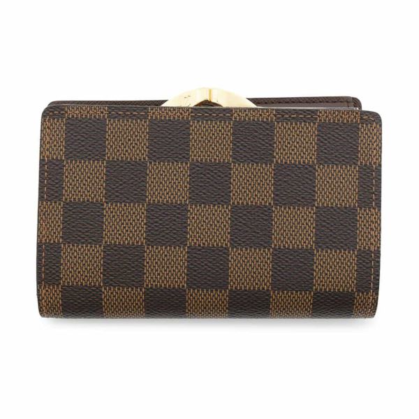 ルイヴィトン 二つ折り財布 ダミエ・エベヌ ポルトフォイユ・ヴィエノワ N61674 LOUIS VUITTON