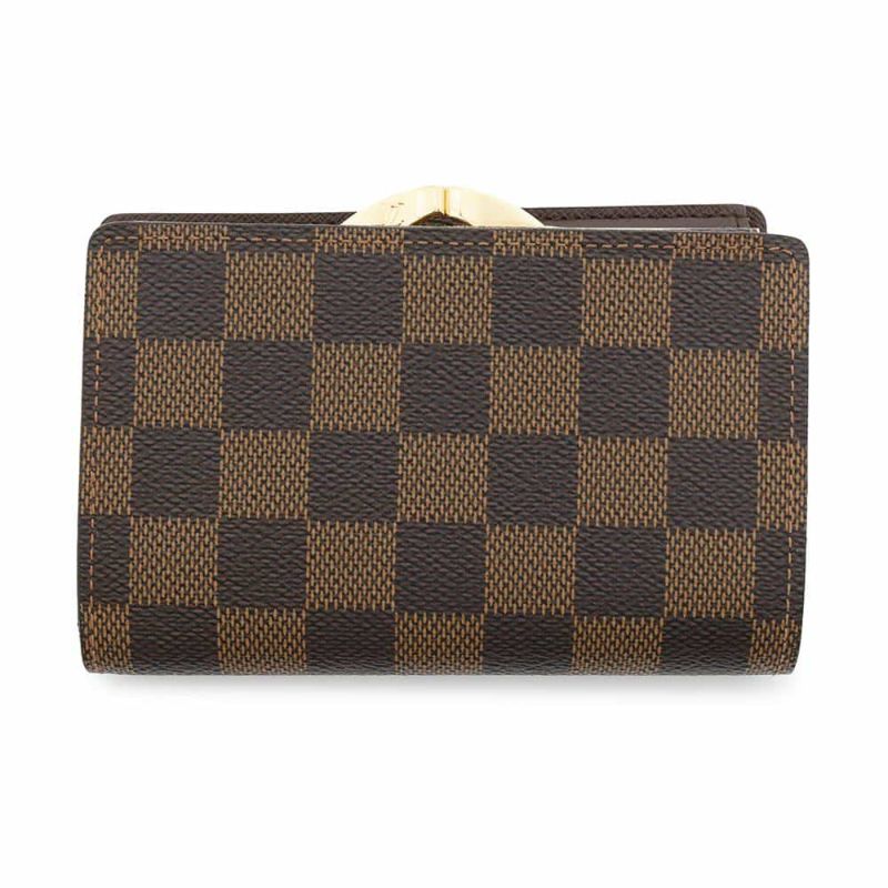 ルイヴィトン 二つ折り財布 ダミエ・エベヌ ポルトフォイユ・ヴィエノワ N61674 LOUIS VUITTON