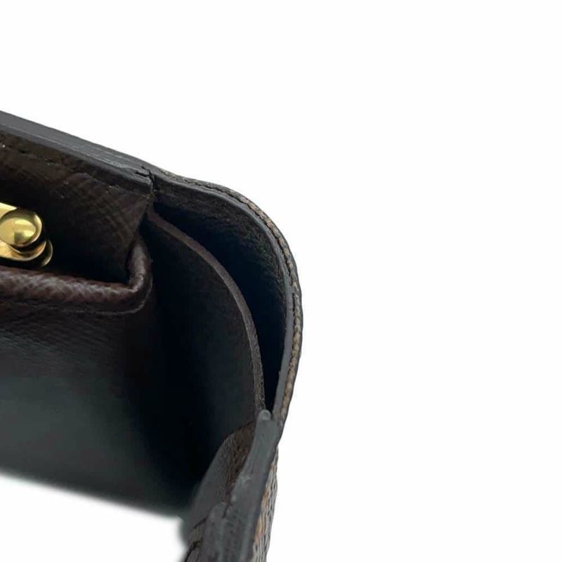 ルイヴィトン 二つ折り財布 ダミエ・エベヌ ポルトフォイユ・ヴィエノワ N61674 LOUIS VUITTON