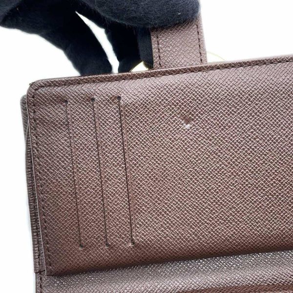 ルイヴィトン 二つ折り財布 ダミエ・エベヌ ポルトフォイユ・ヴィエノワ N61674 LOUIS VUITTON