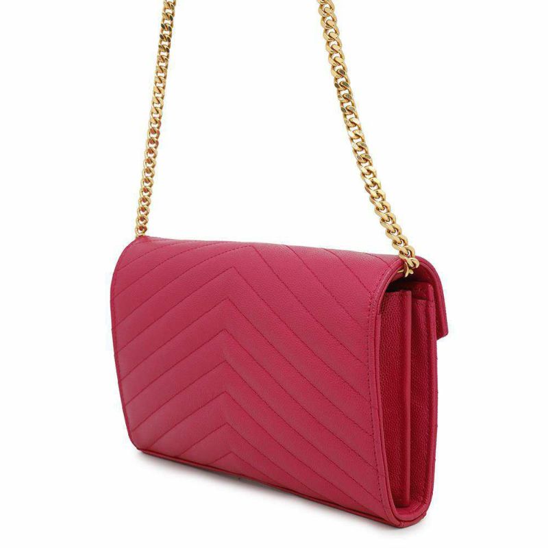 サンローランパリ チェーンウォレット モノグラム レザー 377828 SAINT LAURENT PARIS 財布 YSL