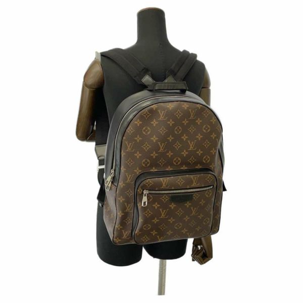 ルイヴィトン リュック モノグラム・マカサー ジョッシュ M41530 LOUIS VUITTON バックパック Josh 黒