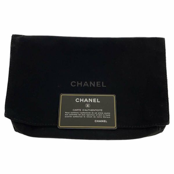 シャネル チェーンウォレット ココマーク パール ベルベット A84273 CHANEL フェイクパール 財布 黒