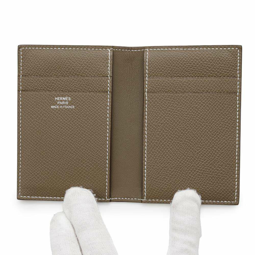 エルメス カードケース MC2 ユークリッド エトゥープ エプソン C刻印 HERMES