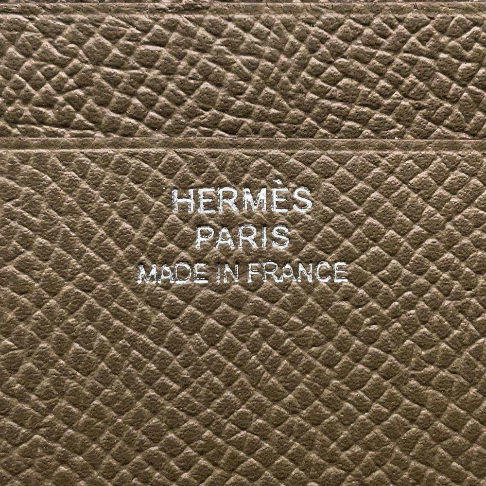 エルメス カードケース MC2 ユークリッド エトゥープ エプソン C刻印 HERMES