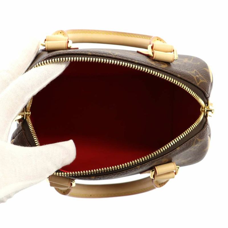 ルイヴィトン ハンドバッグ モノグラム スピーディ・バンドリエール 20 M46234 LOUIS VUITTON 赤