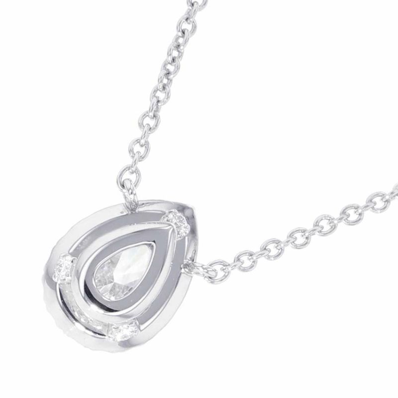 ハリーウィンストン ネックレス マイクロパヴェ ダイヤ 中石0.50ct Pt950プラチナ PIDPPS005MIC ペンダント GIA鑑定書付き