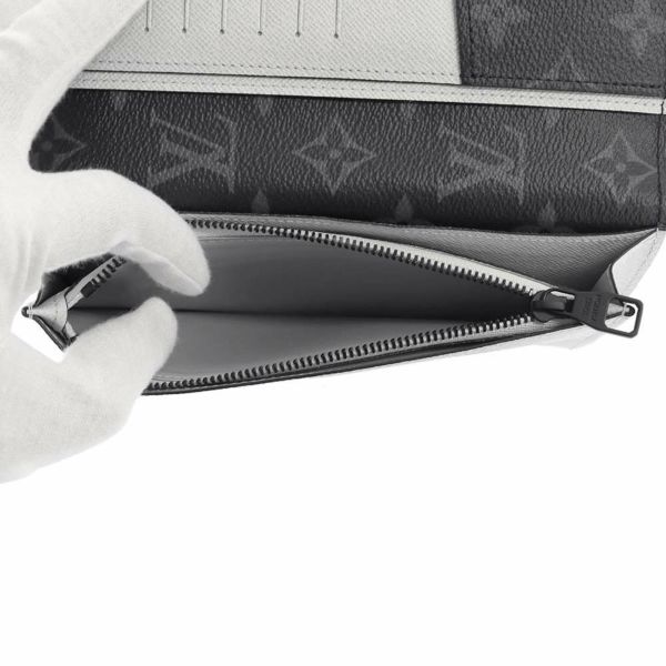 ルイヴィトン 長財布 エピ/モノグラム・エクリプス ポルトフォイユ・ブラザ M81371 LOUIS VUITTON ネイビー