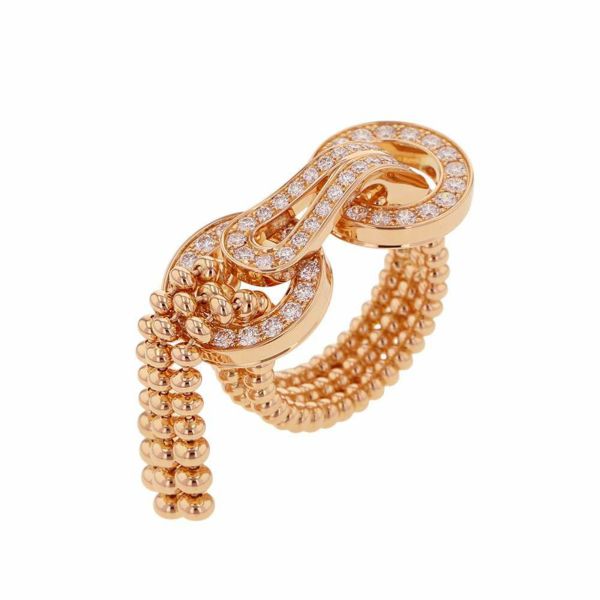 カルティエ リング アグラフ リング セミパヴェセッティング カルティエ リング アグラフ リング セミパヴェセッティング