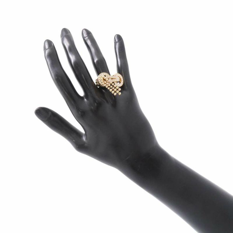 カルティエ リング アグラフ リング セミパヴェセッティング ダイヤ 59P 計約0.95ct K18PGピンクゴールド サイズ53 N4780800 指輪