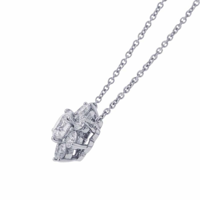 ハリーウィンストン ネックレス サンフラワー・ペンダント スモール ダイヤ 中石0.70ct/9P 計約1.55ct Pt950 PEDPNASMSF GIA鑑定書付き