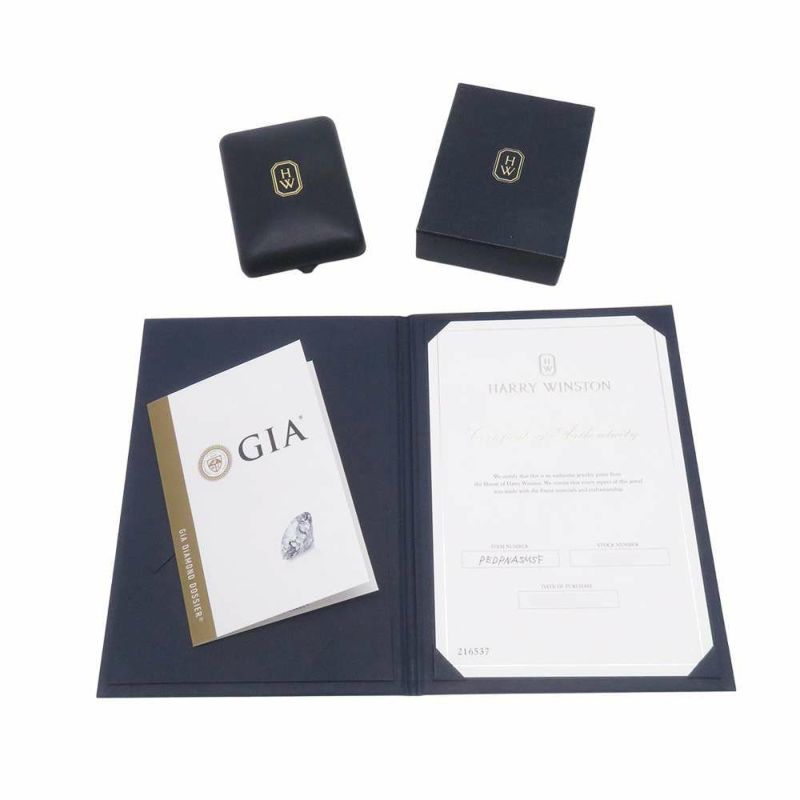 ハリーウィンストン ネックレス サンフラワー・ペンダント スモール ダイヤ 中石0.70ct/9P 計約1.55ct Pt950 PEDPNASMSF GIA鑑定書付き