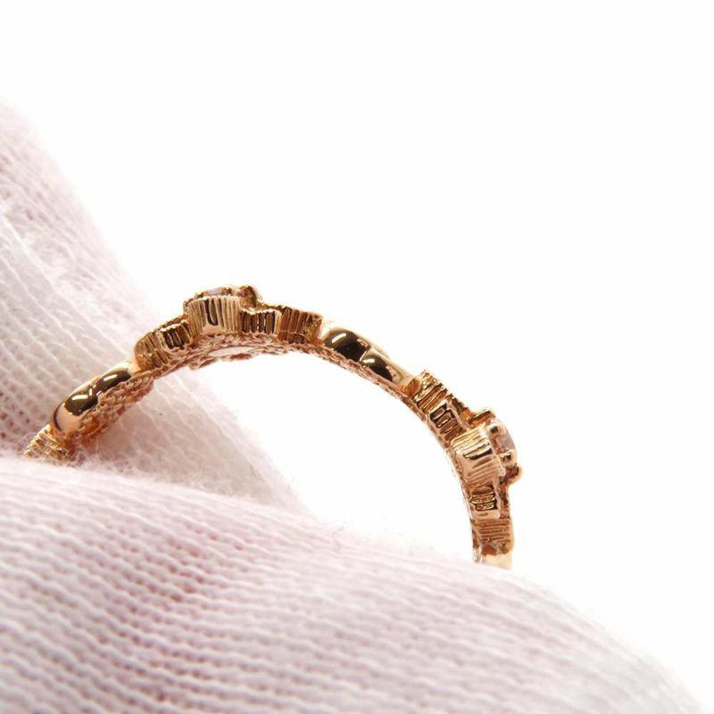 グッチ リング フローラ リング ダイヤモンド K18PGピンクゴールド リングサイズ12 GUCCI ジュエリー