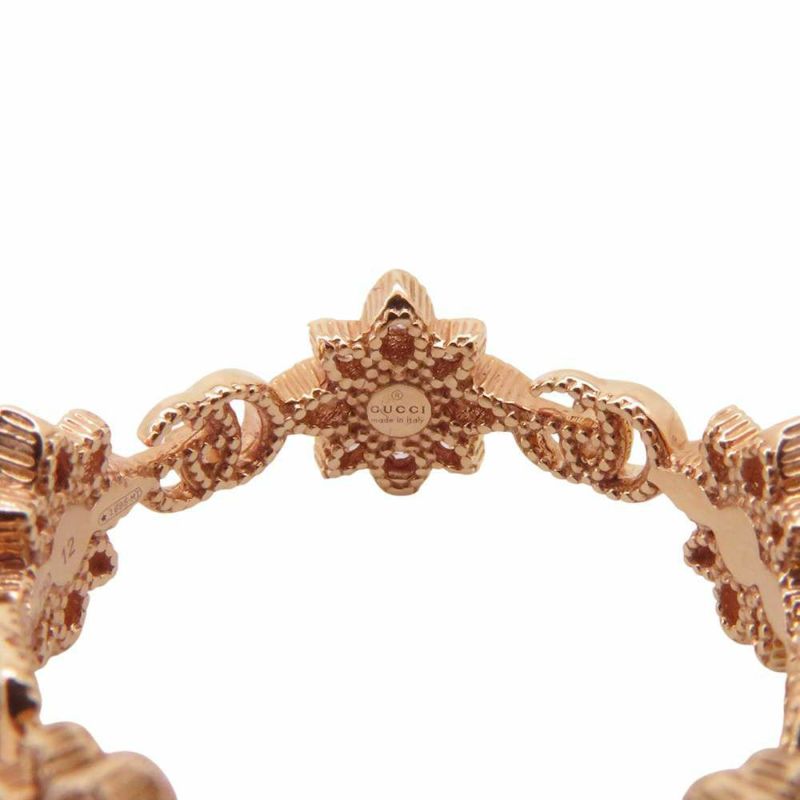 グッチ リング フローラ リング ダイヤモンド K18PGピンクゴールド リングサイズ12 GUCCI ジュエリー