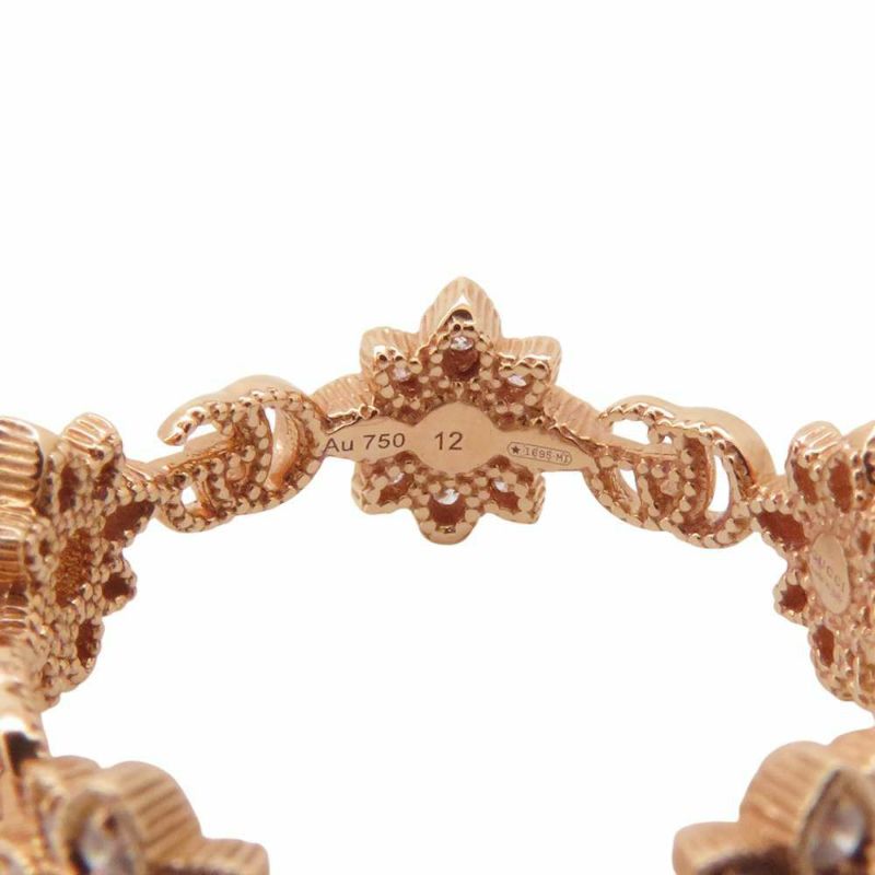 グッチ リング フローラ リング ダイヤモンド K18PGピンクゴールド リングサイズ12 GUCCI ジュエリー