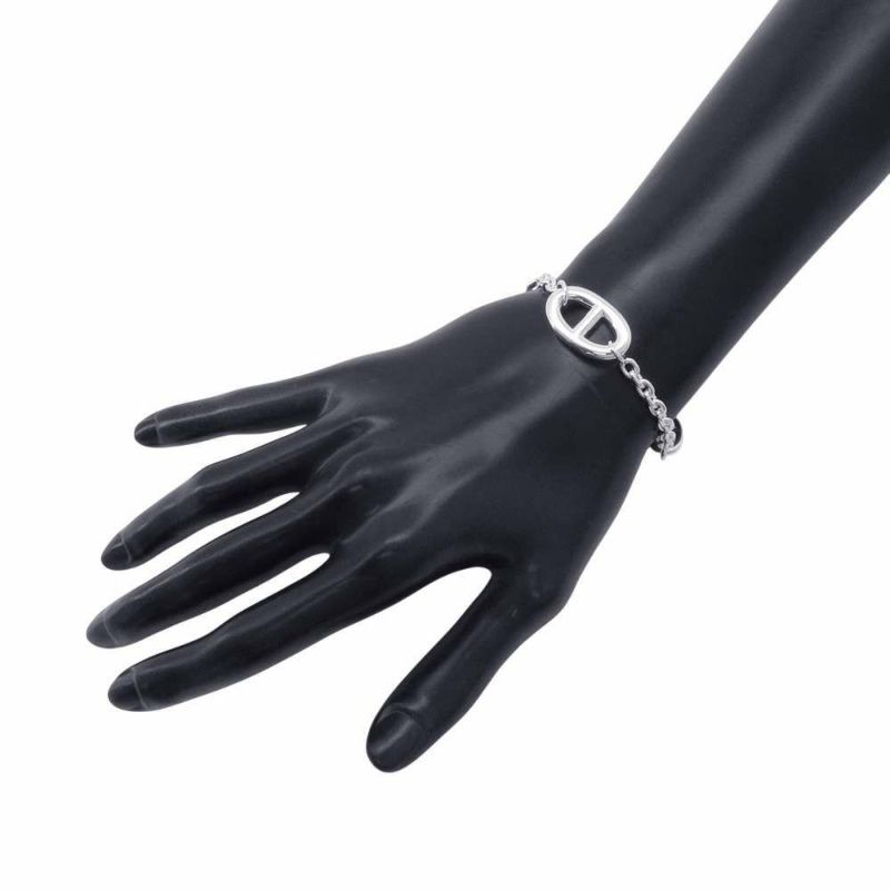 エルメス ブレスレット シェーヌダンクル ファランドール SV925シルバー サイズST HERMES ジュエリー