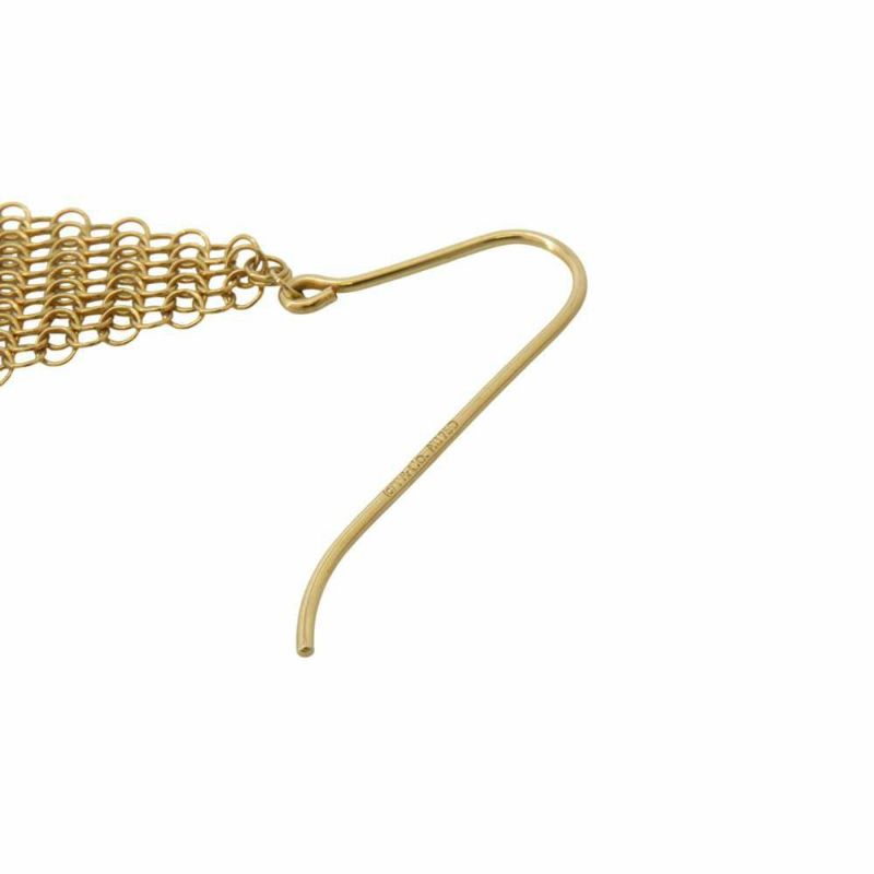 ティファニー ピアス エルサペレッティ メッシュ フリンジピアス K18YG パール 60145955 Tiffany&Co. ジュエリー