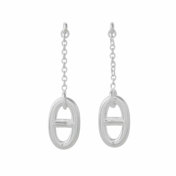 エルメス ピアス ファランドール シェーヌダンクルモチーフ SV925 シルバー925 Farandole HERMES ジュエリー