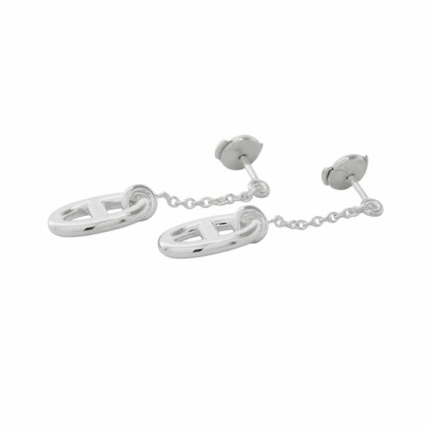 エルメス ピアス ファランドール シェーヌダンクルモチーフ SV925 シルバー925 Farandole HERMES ジュエリー