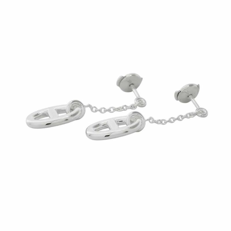 エルメス ピアス ファランドール シェーヌダンクルモチーフ SV925 シルバー925 Farandole HERMES ジュエリー