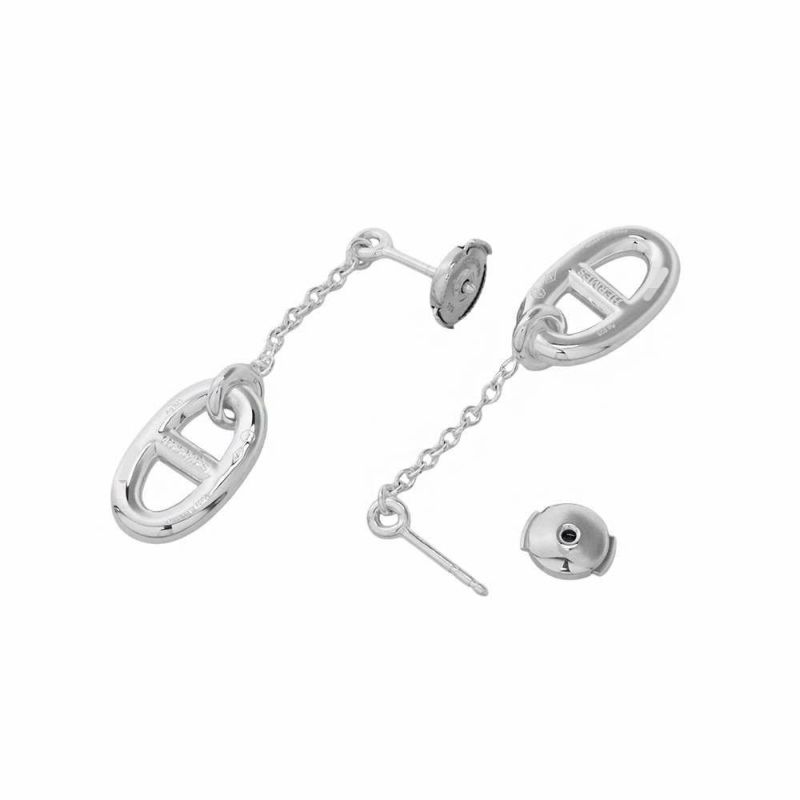 エルメス ピアス ファランドール シェーヌダンクルモチーフ SV925 シルバー925 Farandole HERMES ジュエリー