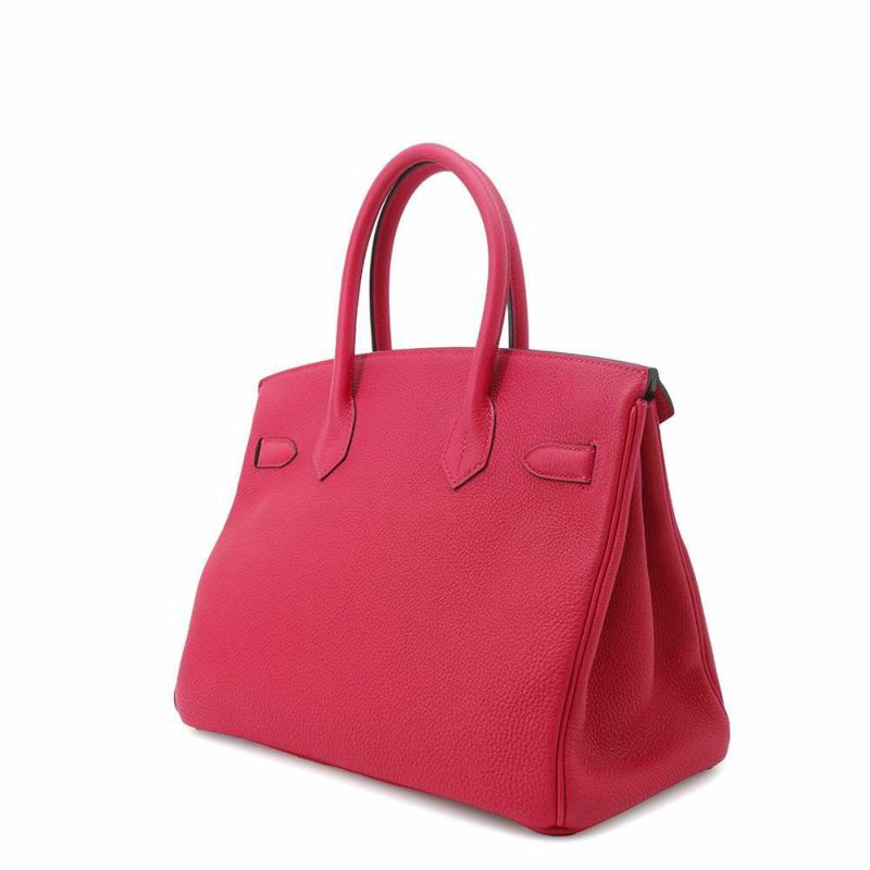 エルメス バーキン30 フランボワーズ/シルバー金具 トゴ Z刻印 HERMES Birkin ハンドバッグ
