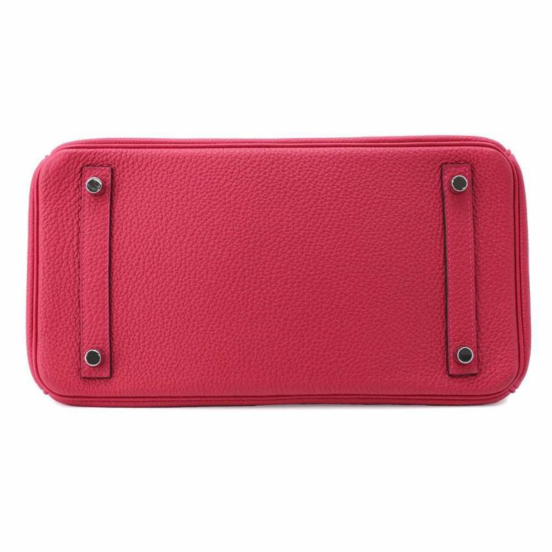 エルメス バーキン30 フランボワーズ/シルバー金具 トゴ Z刻印 HERMES Birkin ハンドバッグ