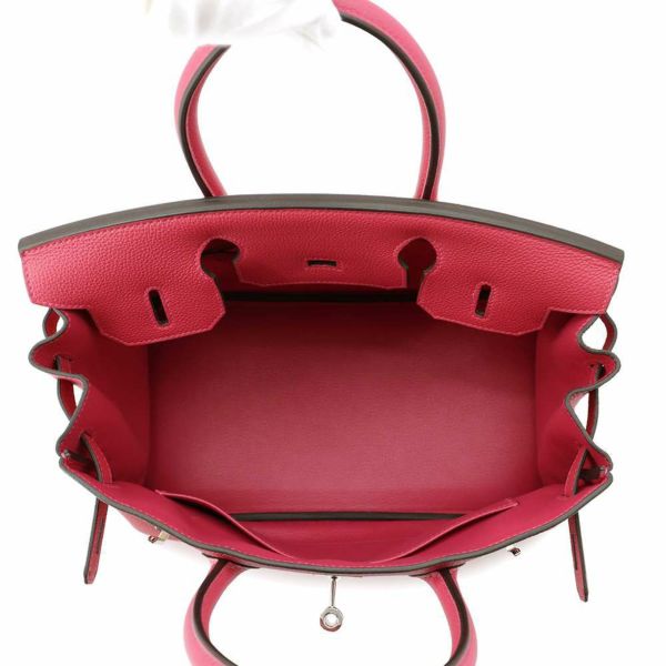 エルメス バーキン30 フランボワーズ/シルバー金具 トゴ Z刻印 HERMES Birkin ハンドバッグ