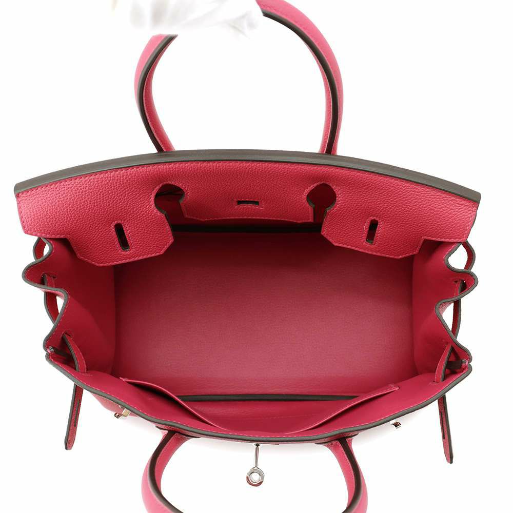 エルメス バーキン30 フランボワーズ/シルバー金具 トゴ Z刻印 HERMES Birkin ハンドバッグ