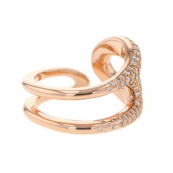 エルメス リング シェーヌダンクル パンク Chaine d'Ancre Punk ダイヤ 112P 1.16ct K18PGピンクゴールド サイズ52 HERMES 指輪