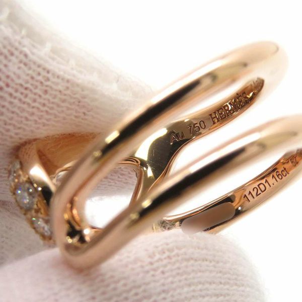エルメス リング シェーヌダンクル パンク Chaine d'Ancre Punk ダイヤ 112P 1.16ct K18PGピンクゴールド サイズ52 HERMES 指輪