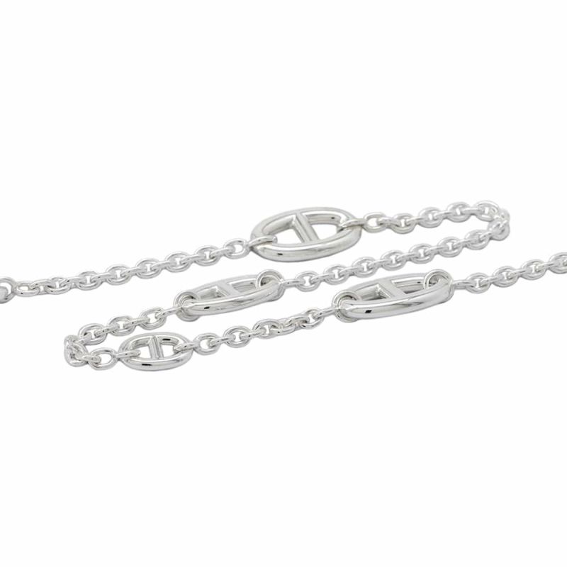 エルメス ネックレス シェーヌダンクル ファランドール80 SV925シルバー HERMES ロングネックレス ジュエリー