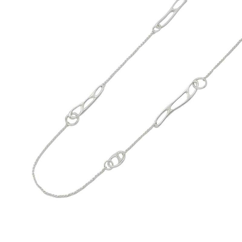 エルメス ネックレス シェーヌダンクル パンク Punk ロング ネックレス SV925シルバー HERMES ジュエリー