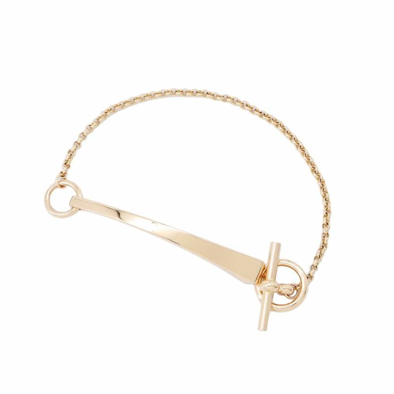 エルメス ブレスレット クルー・ド・フォルジュ K18PGピンクゴールド サイズST HERMES ジュエリー