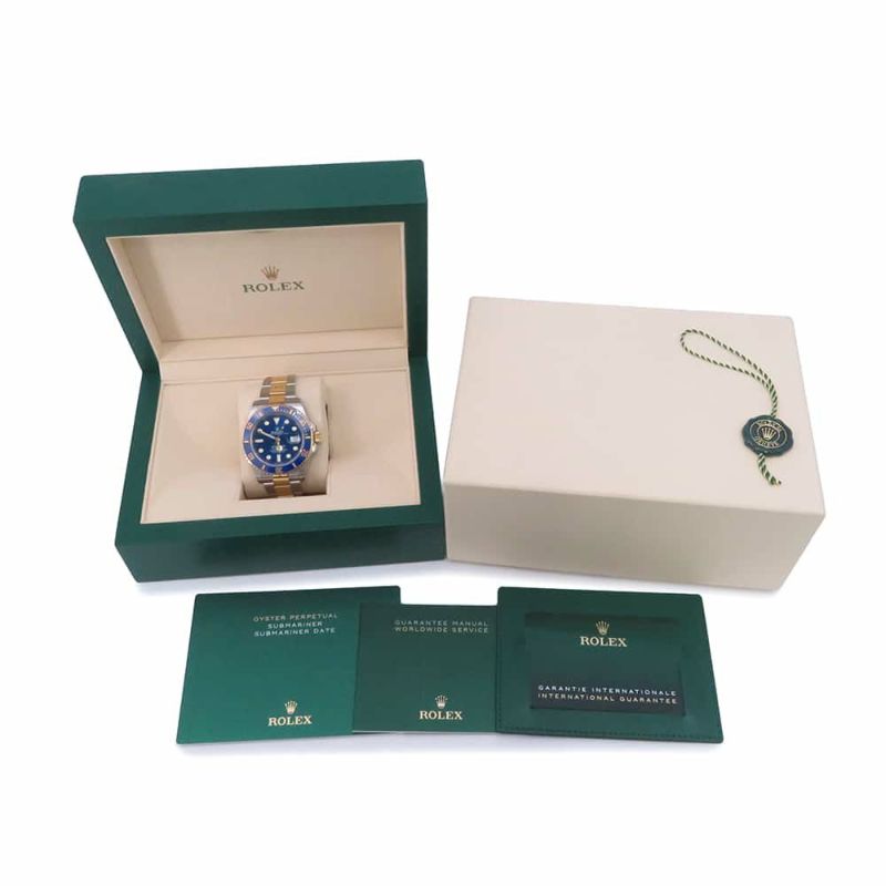 ロレックス サブマリーナ デイト コンビ SS/K18YG 126613LB ROLEX 腕時計 ウォッチ ブルー文字盤