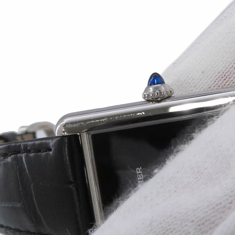 カルティエ タンク マスト ドゥ カルティエ ウォッチ LM WSTA0072 Cartier 腕時計 黒文字盤