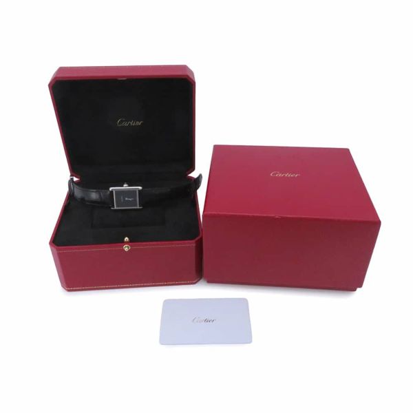 カルティエ タンク マスト ドゥ カルティエ ウォッチ LM WSTA0072 Cartier 腕時計 黒文字盤