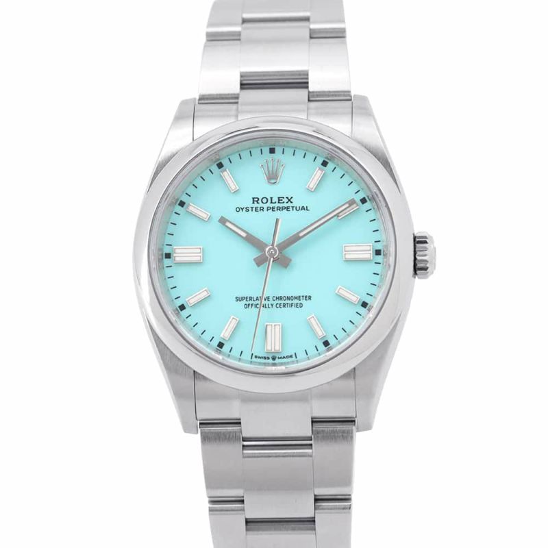 ロレックス オイスターパーペチュアル36 126000 ROLEX 腕時計 ターコイズブルー文字盤