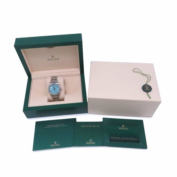 ロレックス オイスターパーペチュアル36 126000 ROLEX 腕時計 ターコイズブルー文字盤