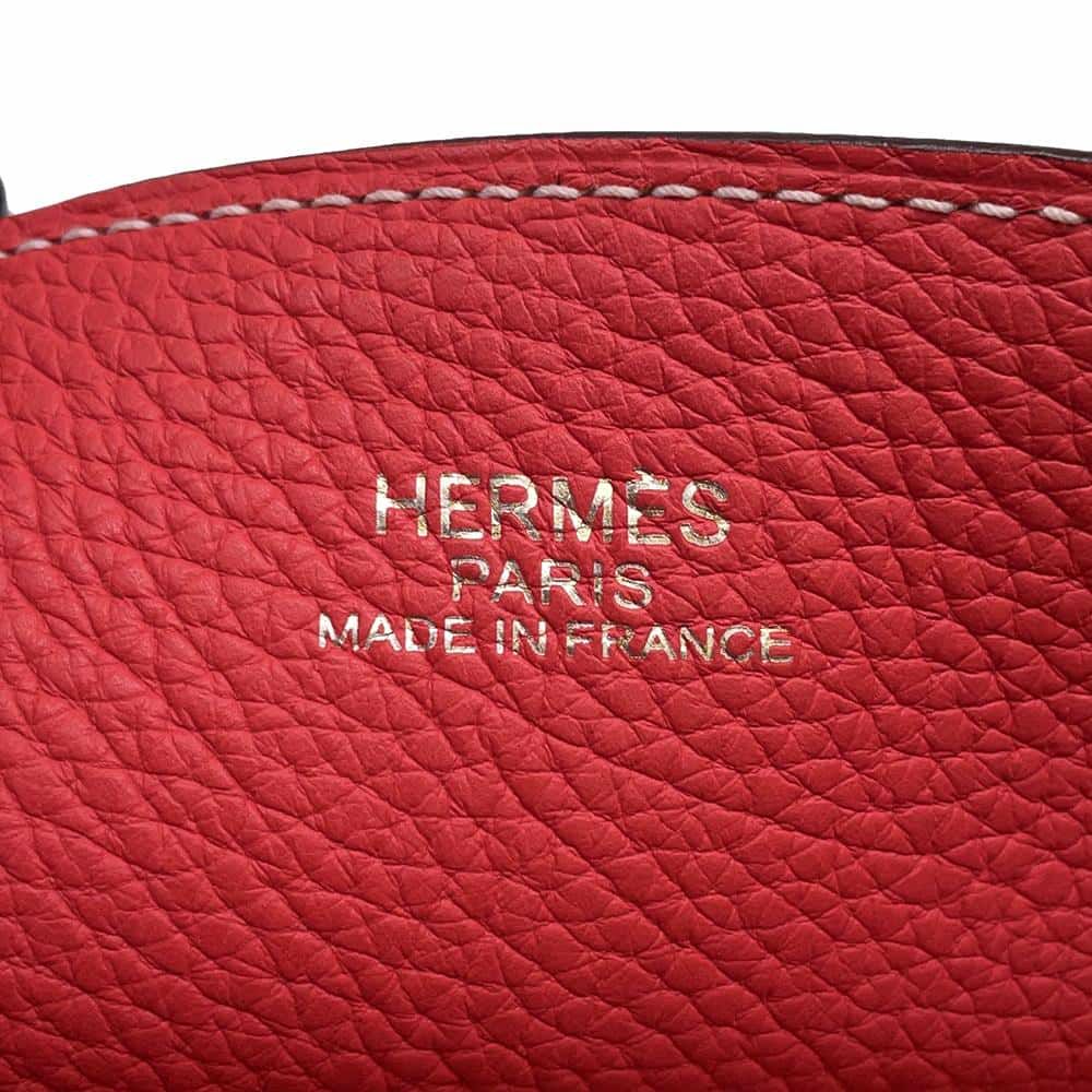 エルメス トートバッグ ドゥブルセンス36 ローズジャイプール/ルージュガランス トリヨンクレマンス □R刻印