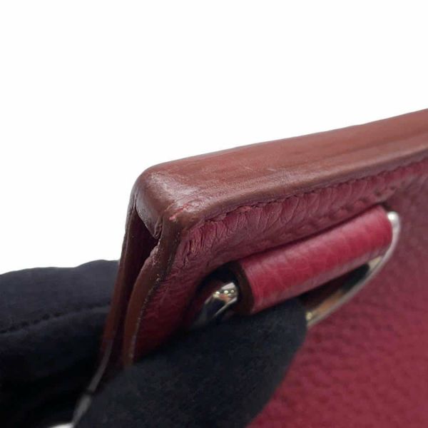 エルメス ジプシエール31 ルビー/シルバー金具 トリヨンクレマンス □R刻印 HERMES バッグ