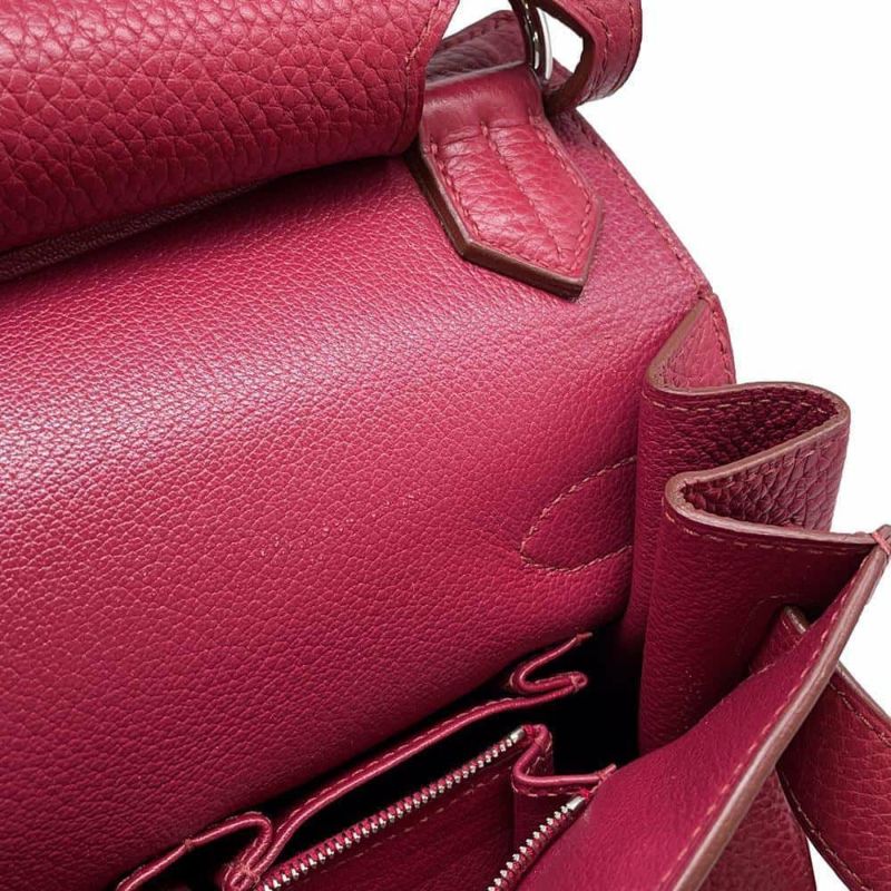 エルメス ジプシエール31 ルビー/シルバー金具 トリヨンクレマンス □R刻印 HERMES バッグ