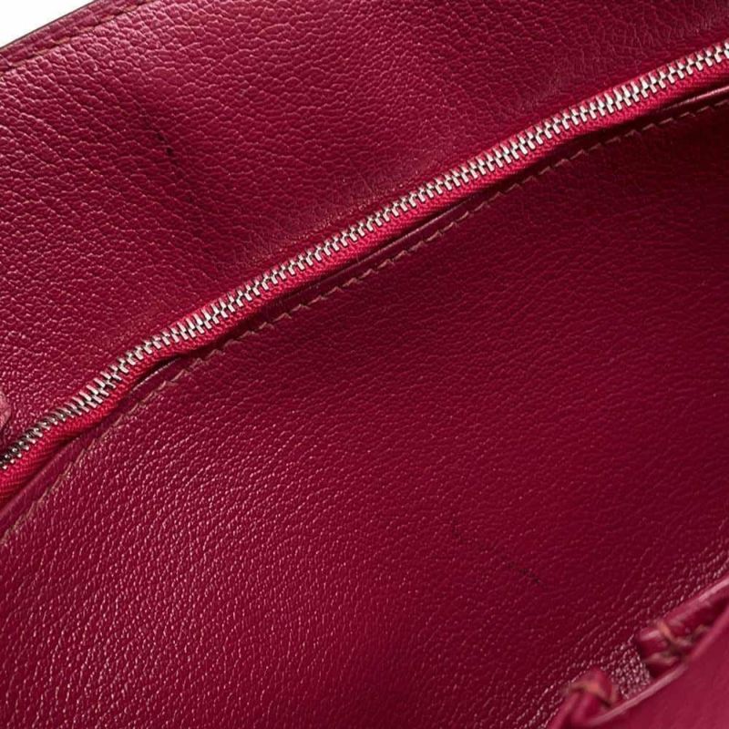 エルメス ジプシエール31 ルビー/シルバー金具 トリヨンクレマンス □R刻印 HERMES バッグ